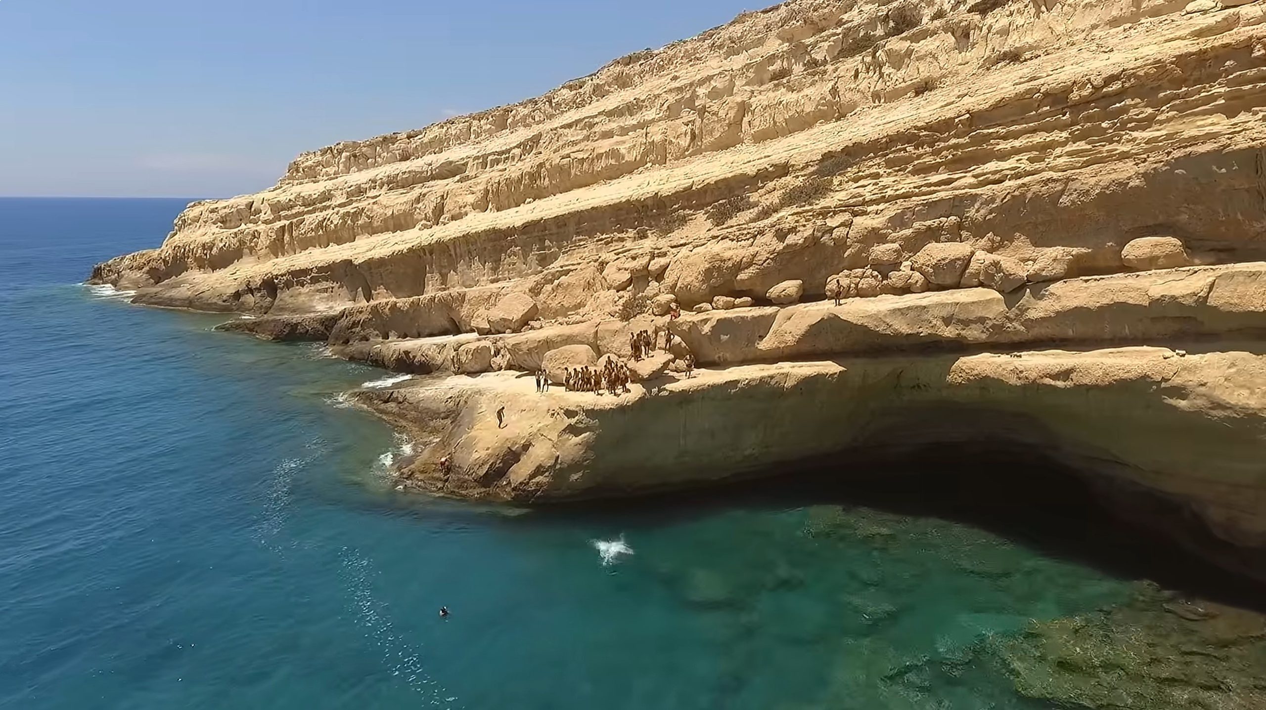 Activities in Agia Pelagia - Things to Do and Places to Visit! 27 Outdoor Activies in Agia Pelagia Crete Greece Matala beach scaled