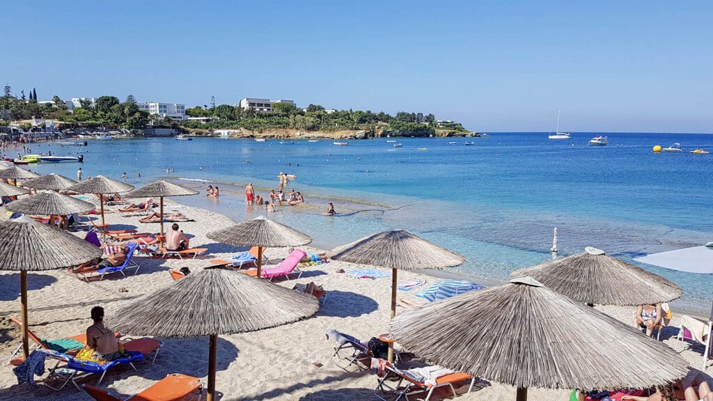 the beach of Agia Pelagia in Heraklion 1 1920x1080 1